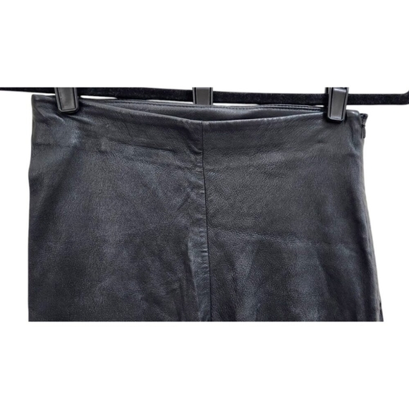 Maison Martin Margiela x H&M BLACK LEATHER LEGGINGS PANTS Size XS - Picture 4 of 16